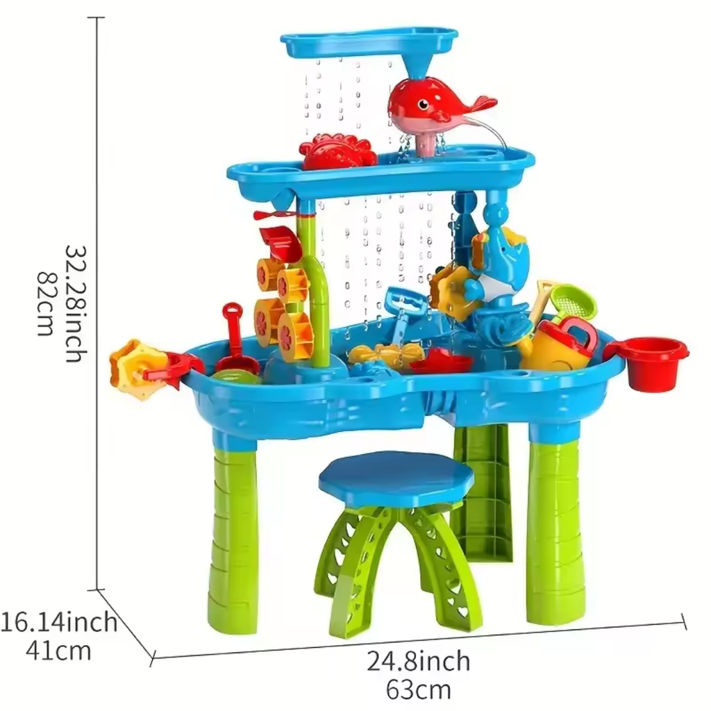 Children's Beach Splash Pond Toddler Waterfall